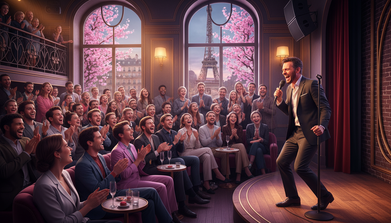 découvrez les meilleurs spectacles d’humour à paris en avril 2026. riez aux éclats avec une sélection d’humoristes incontournables et d’événements comiques à ne pas manquer dans la capitale.