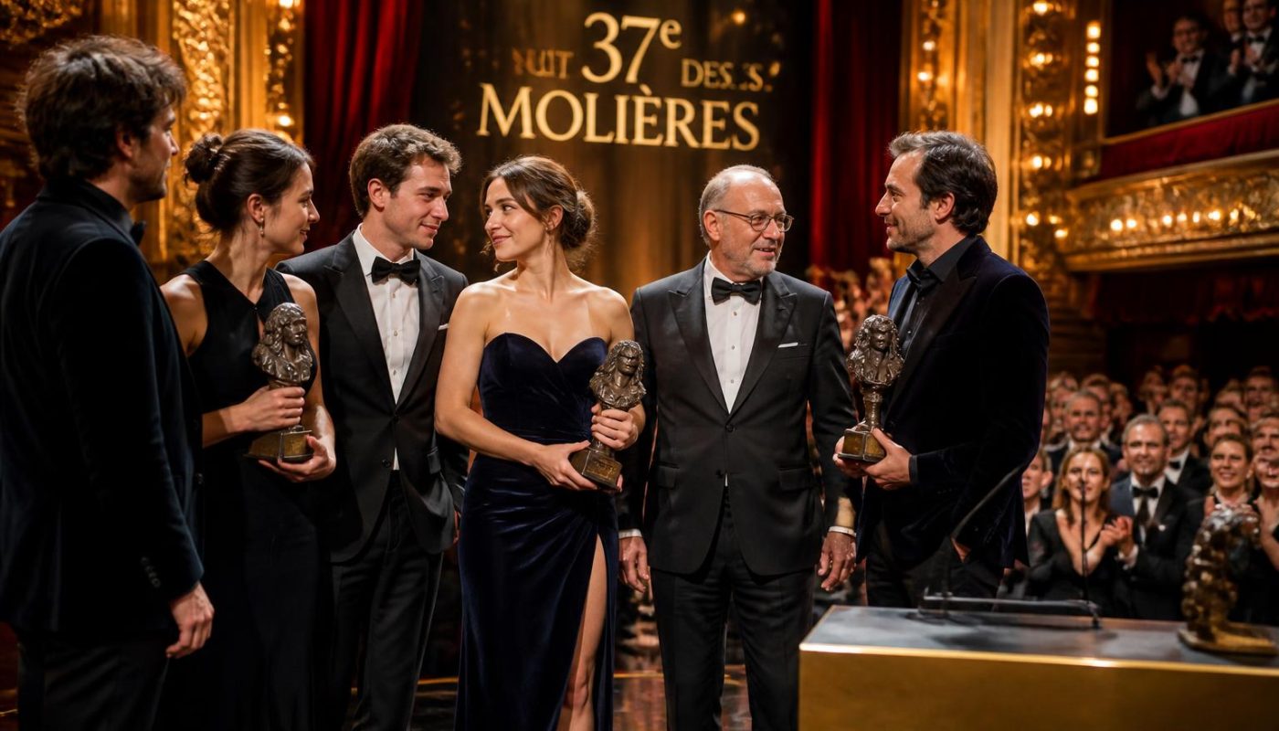 découvrez la 37e nuit des molières, qui célèbre lundi soir l’excellence et le talent des artistes du théâtre français dans une soirée prestigieuse.