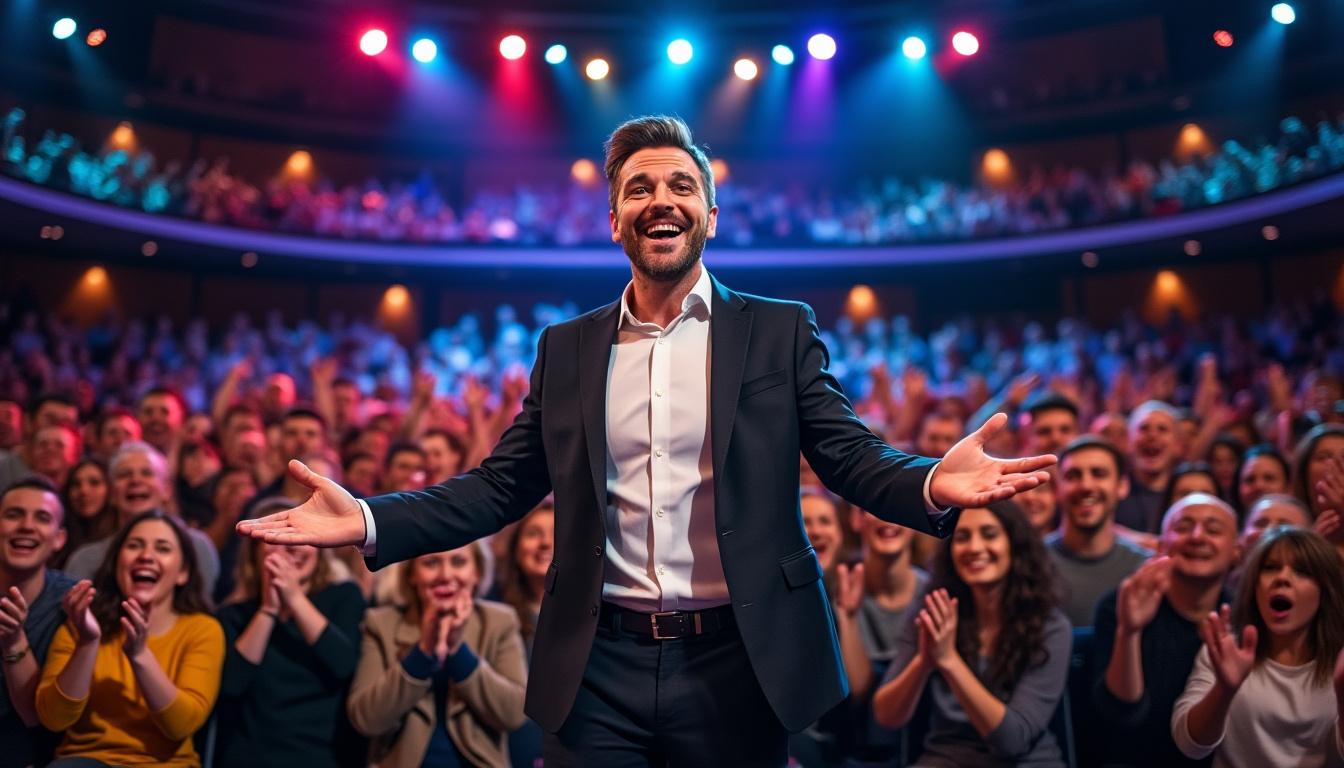 assistez au spectacle humoristique « santé ! » de julien strelzyk à crusnes. un show drôle et plein d’autodérision sur le monde médical, à ne pas manquer pour une soirée pleine de rires et de bonne humeur !