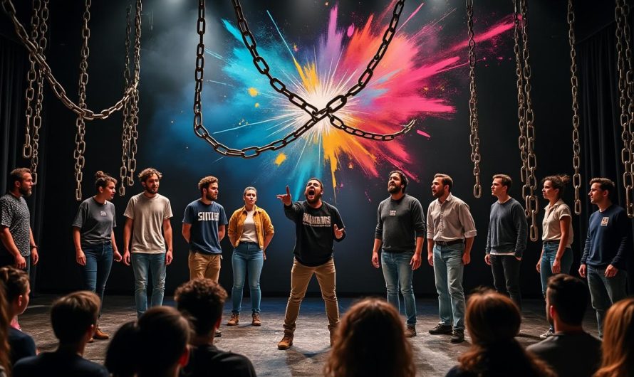 Yannick Butel et Le Gai Théâtre : Vers une scène engagée pour contrer l&rsquo;addiction. Une exploration des enjeux sociaux et politiques du théâtre contemporain.