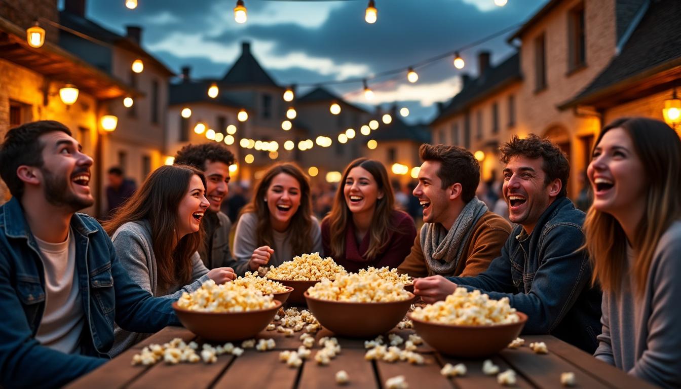 ne manquez pas « popcorn », une soirée hilarante ce vendredi à coulonges-sur-l'autize. rires garantis pour une soirée conviviale et pleine de bonne humeur !