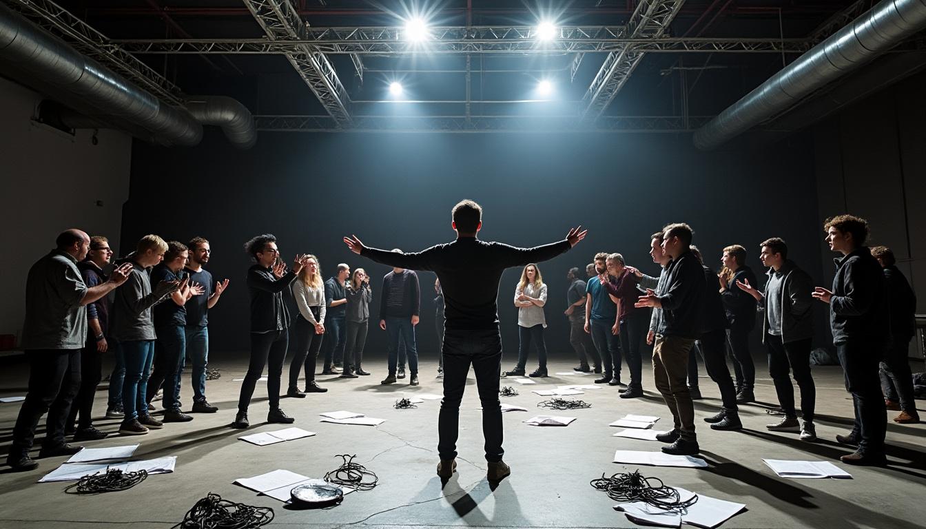 découvrez comment julien gosselin transforme le théâtre contemporain en un champ de bataille créatif intense, mêlant innovation et émotion pour captiver les spectateurs.