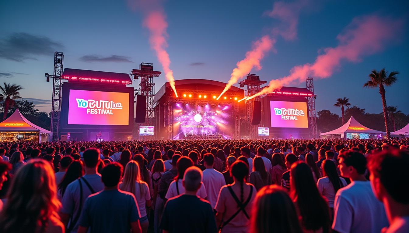 découvrez le youtube festival 2025, un événement inédit et spectaculaire organisé par hopscotch event, rassemblant créateurs, fans et innovations pour une expérience unique.