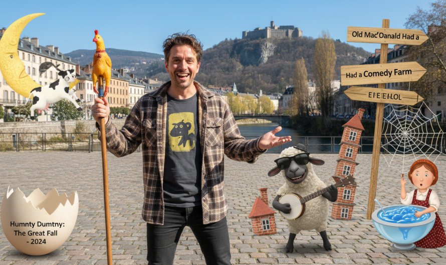 À Grenoble, Benjamin Valière revisite les comptines classiques avec un humour déconcertant !