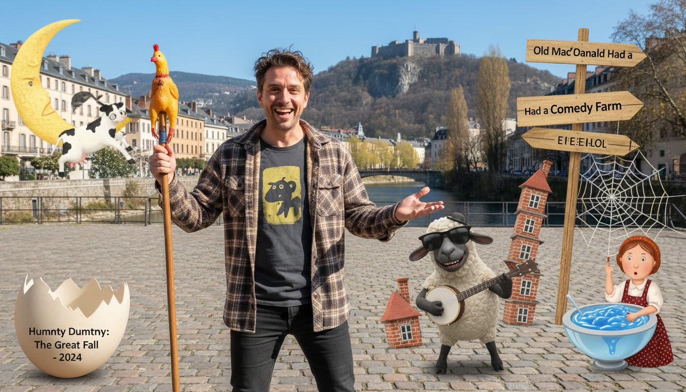 découvrez comment benjamin valière réinvente les comptines classiques à grenoble avec un humour déconcertant qui ravira petits et grands.