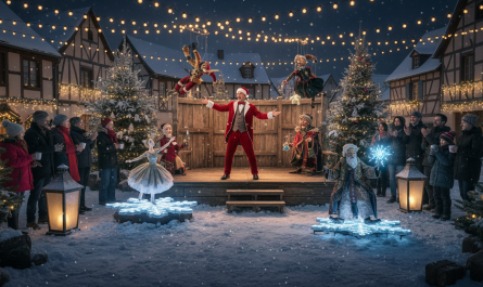 découvrez la magie de noël à étrepigney avec un spectacle comique unique mêlant humour et marionnettes enchantées pour toute la famille.