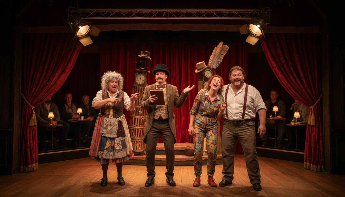 découvrez « les 4 vérités » présenté par grim d’folie à faumont, un spectacle mêlant humour et solidarité pour vous faire rire tout en partageant des valeurs fortes.