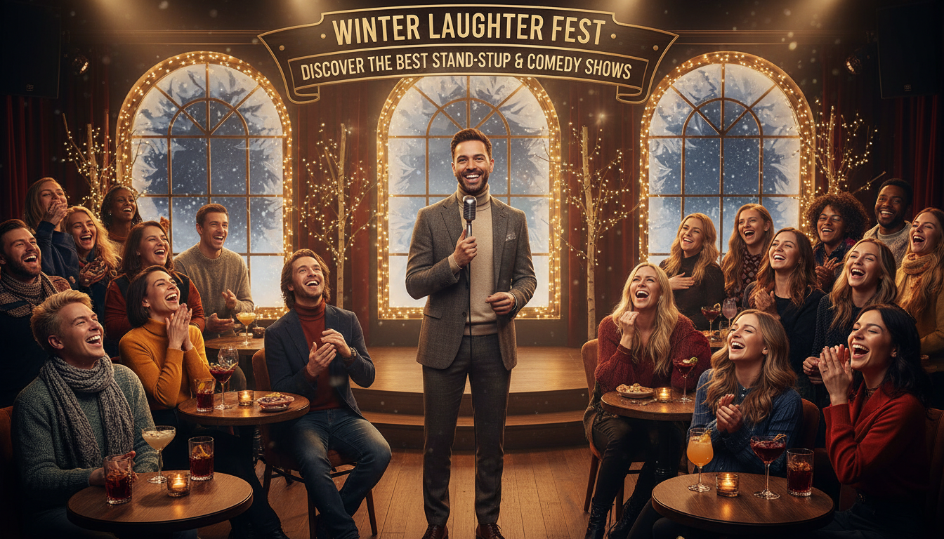 découvrez notre sélection des meilleurs stand-up et spectacles d’humour à ne pas manquer cet hiver pour des soirées pleines de rires et de bonne humeur.