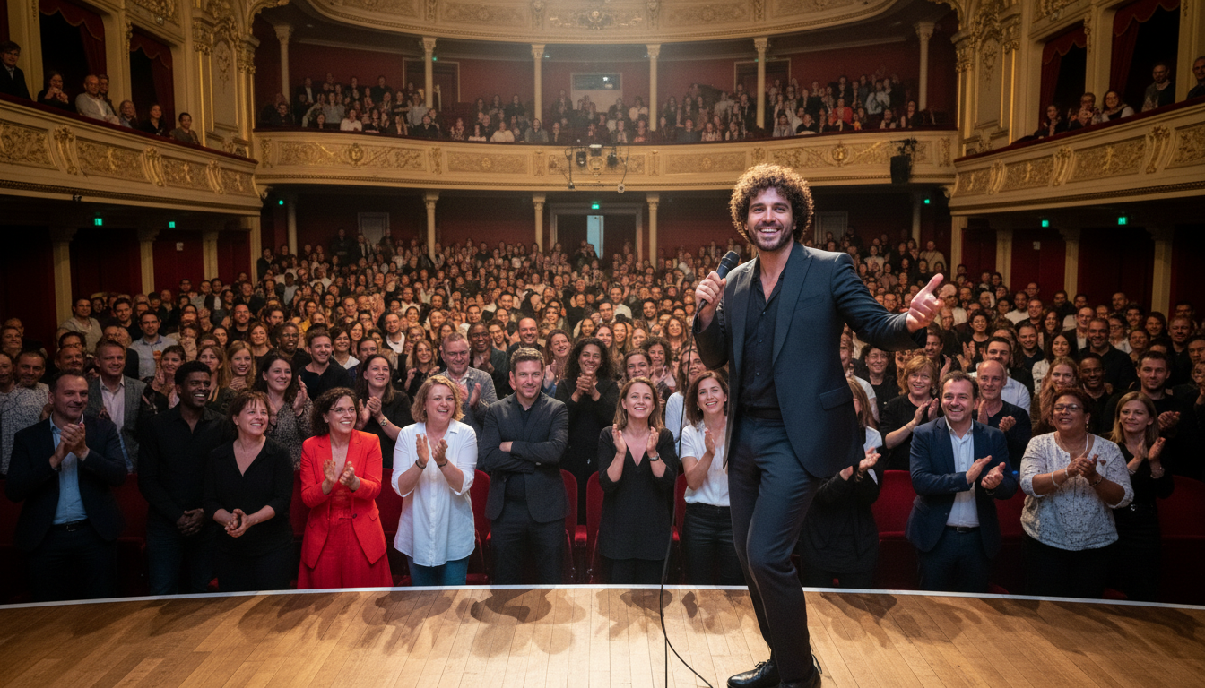 ne manquez pas paul mirabel en spectacle au forum du mans avec "par amour" : deux soirées complètes pour une soirée d'humour et d'émotion inoubliable.