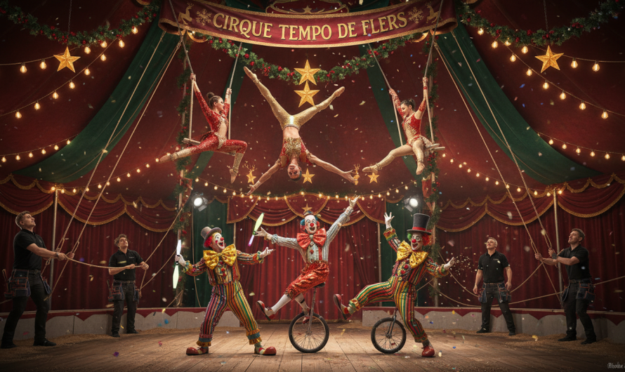 VIDÉO. Acrobaties, humour et clowneries : les répétitions du spectacle de Noël du cirque Tempo de Flers avant la grande première