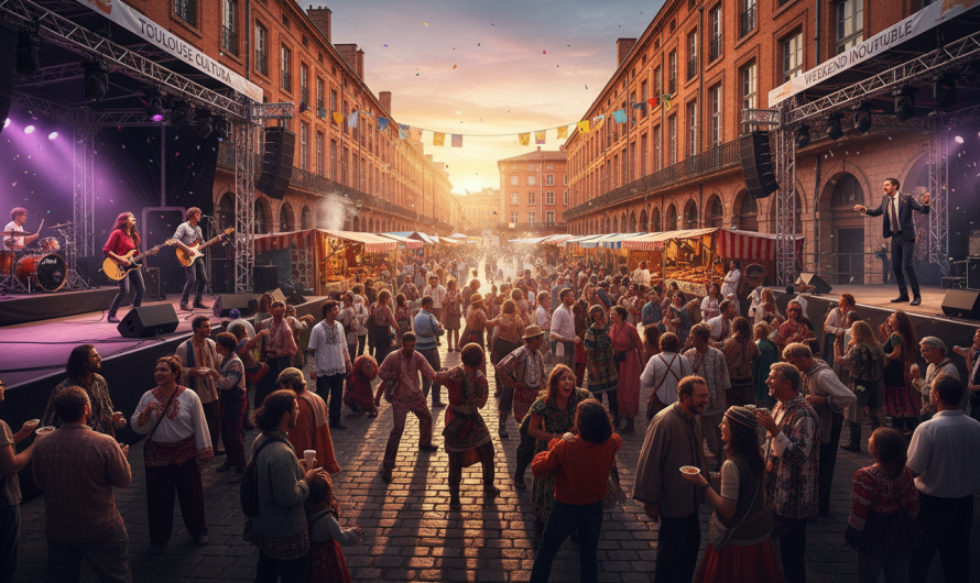 À Toulouse ce week-end : concerts enflammés, humour garanti et festivals incontournables – Découvrez votre agenda culturel !