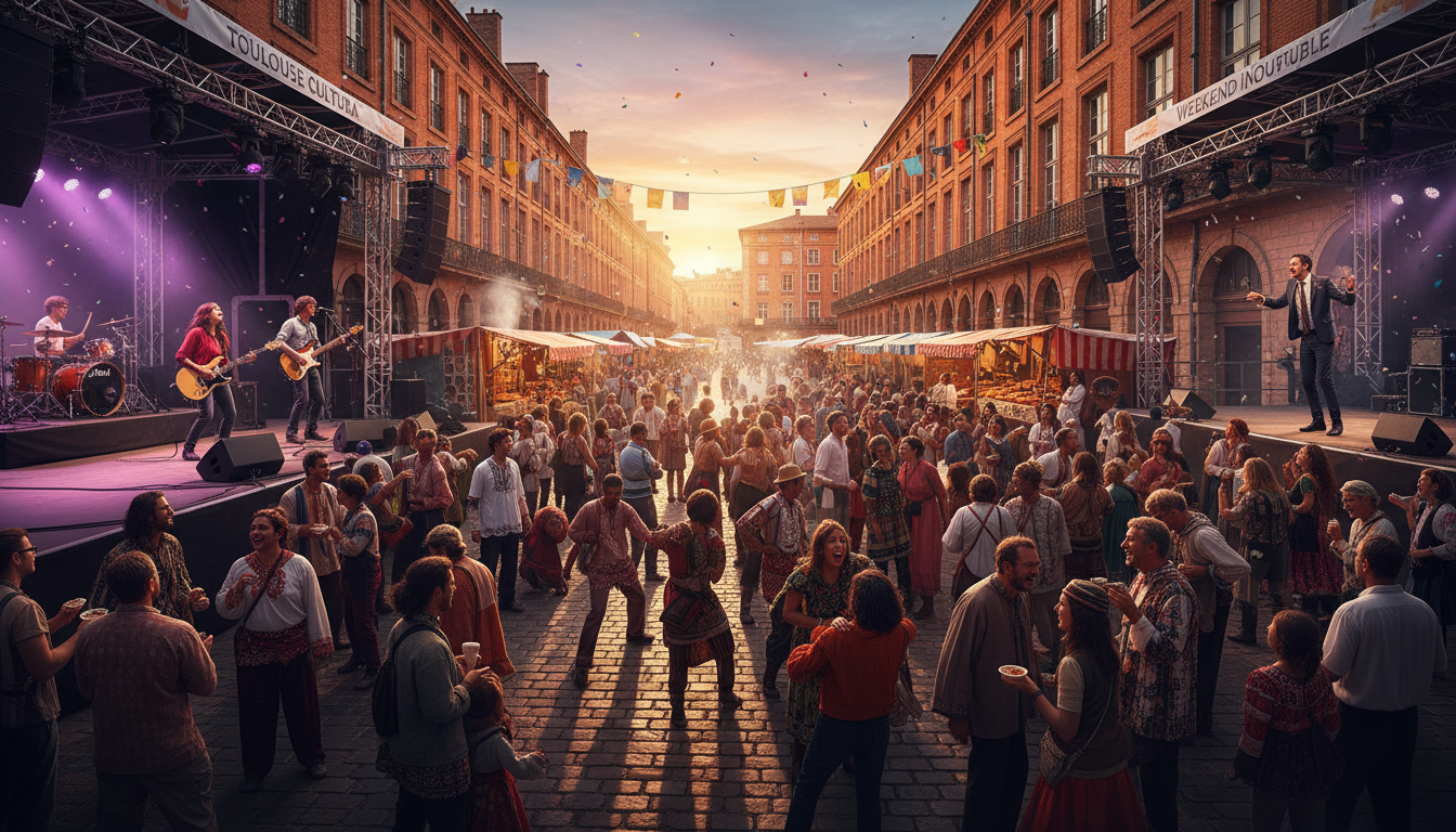 découvrez à toulouse ce week-end des concerts passionnants, des spectacles d'humour hilarants et des festivals incontournables pour un agenda culturel vibrant et riche en émotions.