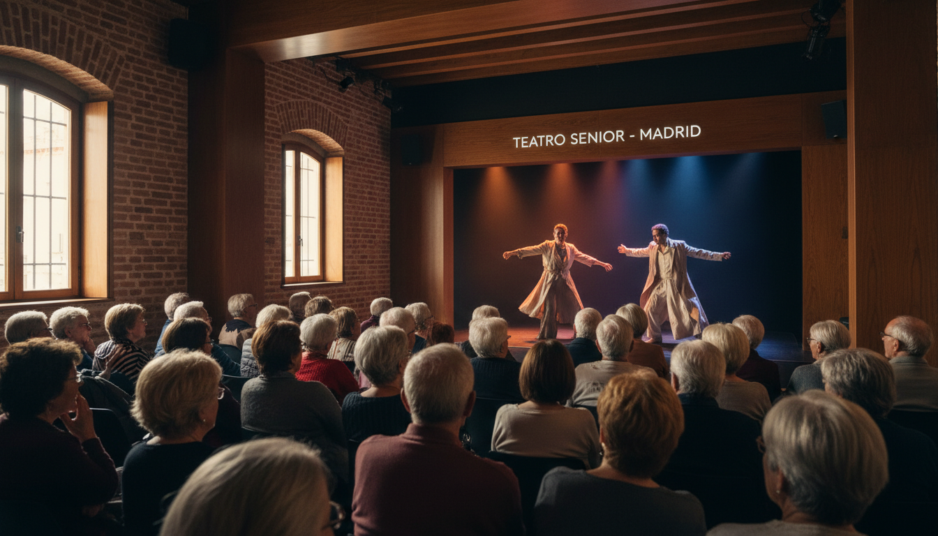 découvrez « c’est aussi de l’art », un espace théâtral madrilène dédié à rapprocher le théâtre contemporain des seniors, offrant des spectacles innovants et accessibles pour tous les âges.