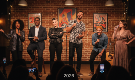 découvrez les six étoiles montantes du stand-up à suivre absolument en 2026 pour une dose d'humour garantie et des spectacles à ne pas manquer.