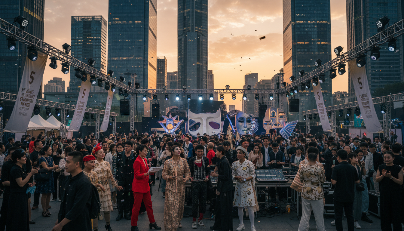 découvrez le lancement ce vendredi de la 5e biennale du théâtre contemporain de futian à shenzhen, un événement majeur réunissant des œuvres théâtrales innovantes et des artistes contemporains.