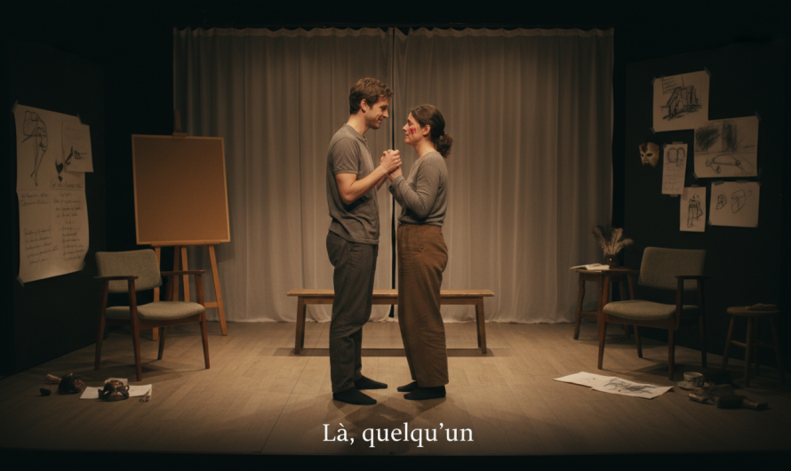 Théâtre contemporain : « Là, quelqu’un » explore l’intime avec L’Atelier des Fictions