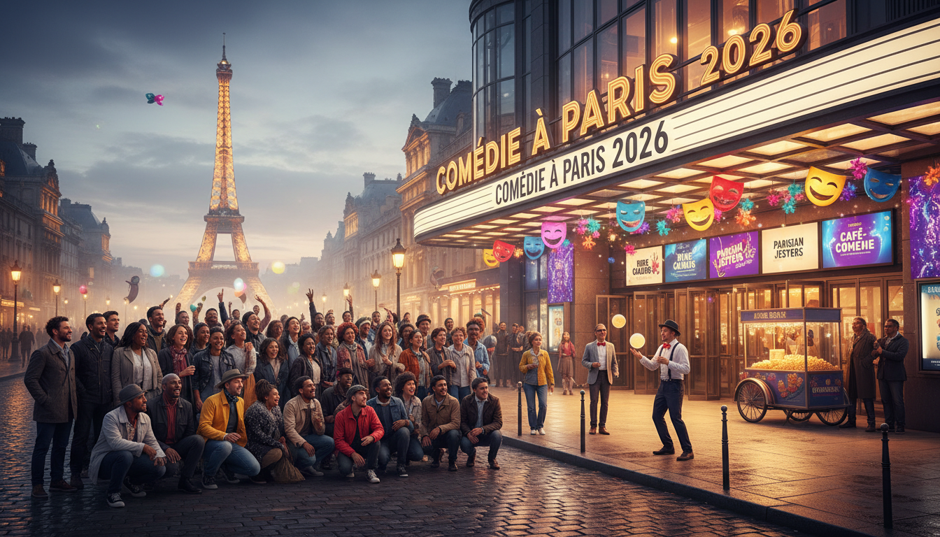 découvrez les spectacles comiques les plus attendus à paris en 2026 et préparez-vous à rire avec les meilleurs humoristes de la scène parisienne.