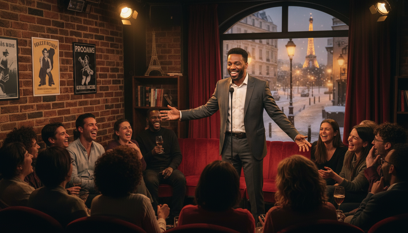découvrez les spectacles de stand-up et d'humour incontournables à paris en février 2026. riez aux éclats avec les meilleurs comédiens dans des shows uniques à ne pas manquer !