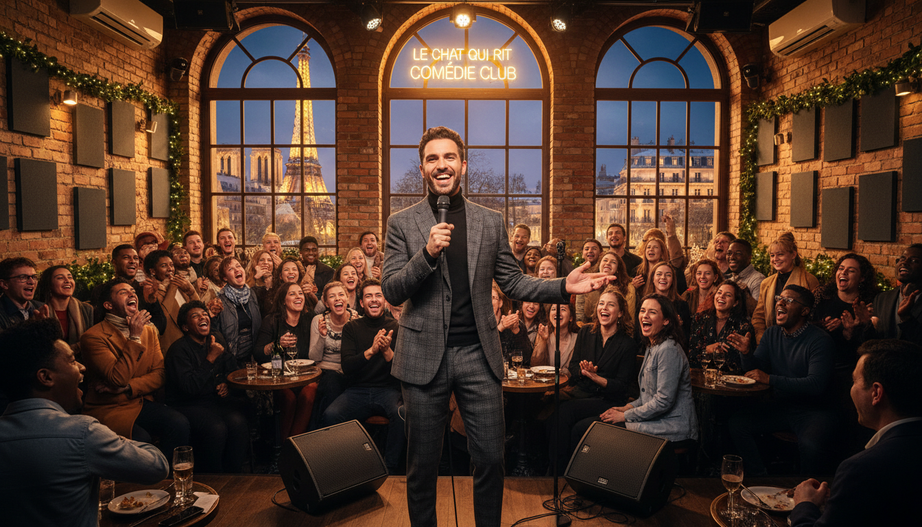 découvrez les spectacles de stand-up et d'humour incontournables à paris en février 2026. rires garantis avec les meilleurs comédiens dans des lieux emblématiques.
