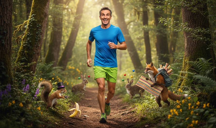 Yohann Métay transforme la course à pied en une aventure pleine d&rsquo;humour