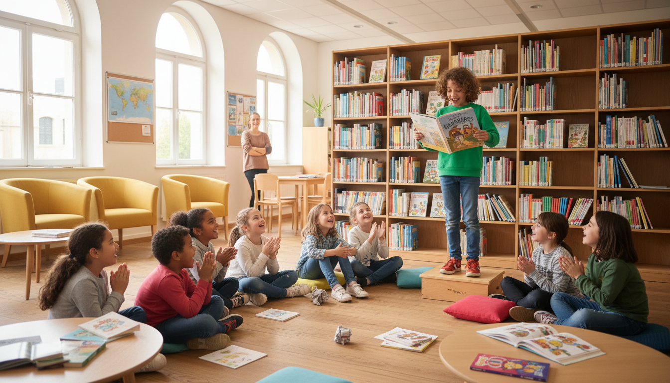 à uruffe, les jeunes lecteurs prennent le devant de la scène lors d'un événement exceptionnel à la bibliothèque municipale, célébrant la passion de la lecture et la créativité des enfants.