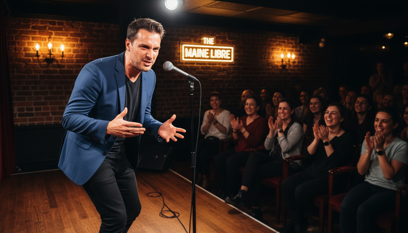 découvrez un spectacle d'humour piquant et décapant à allonnes, présenté par le maine libre. rires garantis avec des performances pleines de mordant et d'énergie.