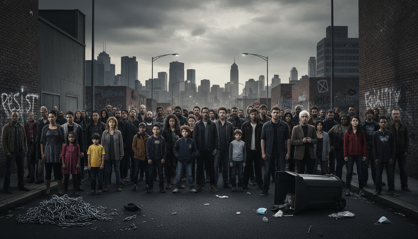 découvrez « blocus », une satire sociale incisive qui plonge au cœur des causes profondes de la révolte, dévoilant avec acuité les tensions et enjeux sociaux actuels.