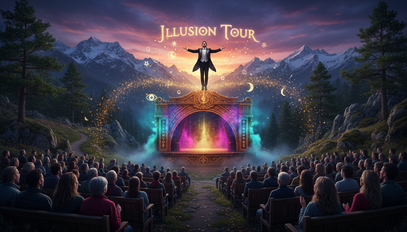 découvrez "illusion tour", le spectacle de magie le plus grandiose d'europe, qui ensorcelle les pyrénées-orientales avec des performances époustouflantes et une atmosphère magique inoubliable.