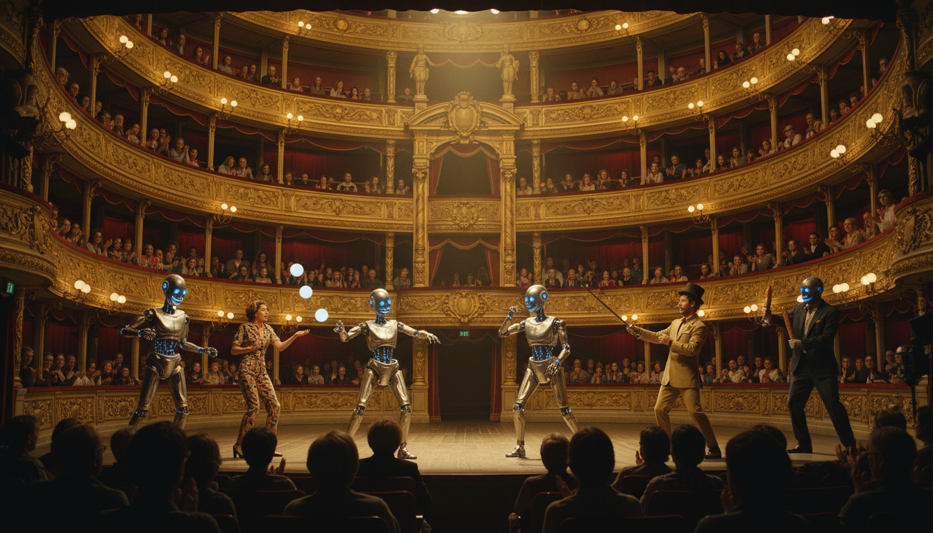 découvrez launaguet où la robotique transforme la scène du théâtre molière avec une comédie innovante alliant technologie et humour.