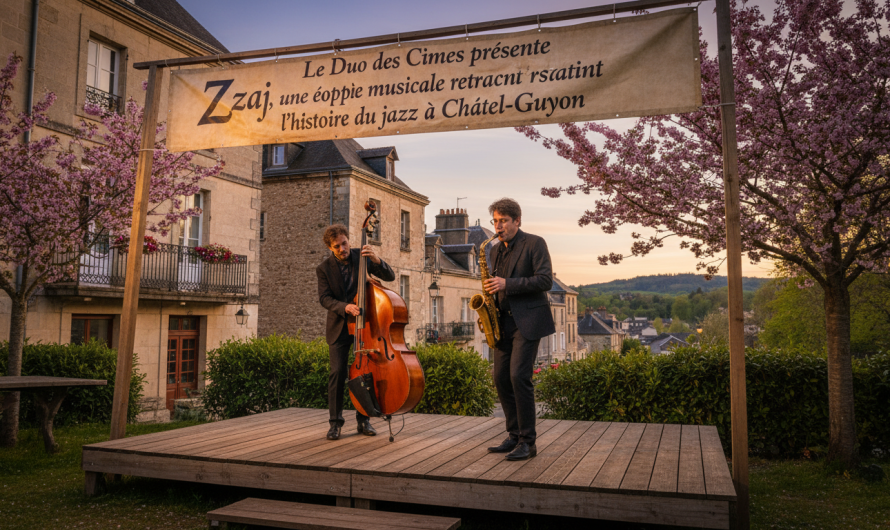 Le Duo des Cimes présente &lsquo;ZZAJ&rsquo;, une épopée musicale retraçant l&rsquo;histoire du jazz à Châtel-Guyon