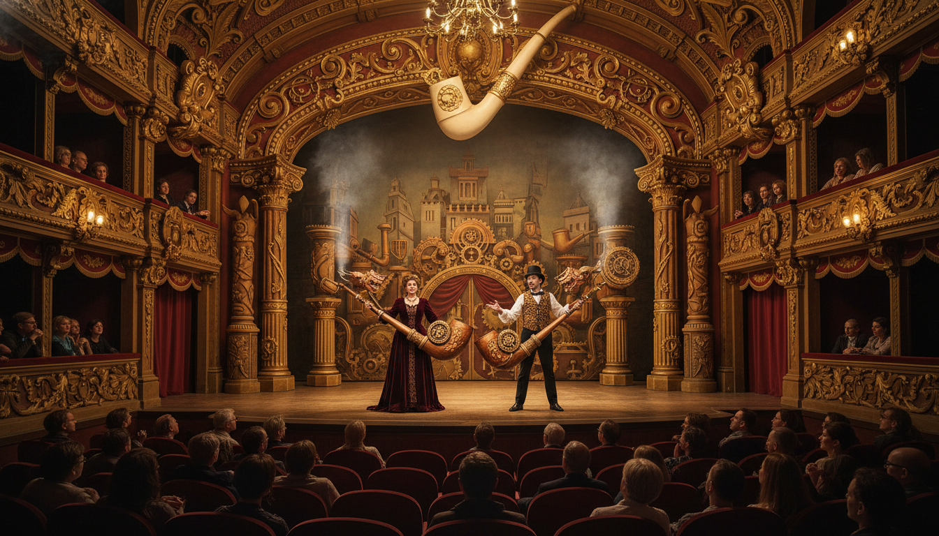 le « théâtre de la pipe » revient sur scène avec une création inédite, offrant une expérience théâtrale unique et captivante à ne pas manquer.