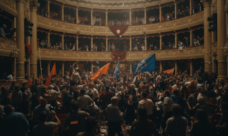 découvrez la puissance captivante de la révolution vibrante qui envahit le théâtre national dans un spectacle époustouflant révélé par rtbf.