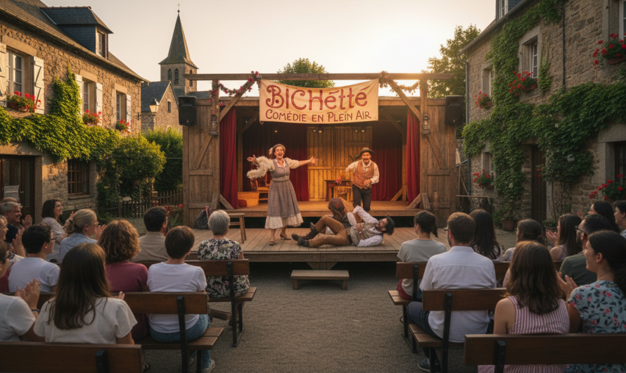 Valuéjols : le Patraque Théâtre charme le public avec sa comédie pétillante « Bichette