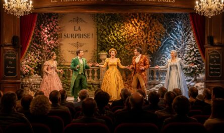 découvrez la pièce 'la surprise !' au théâtre des quatre saisons de bages, une représentation captivante à ne pas manquer.