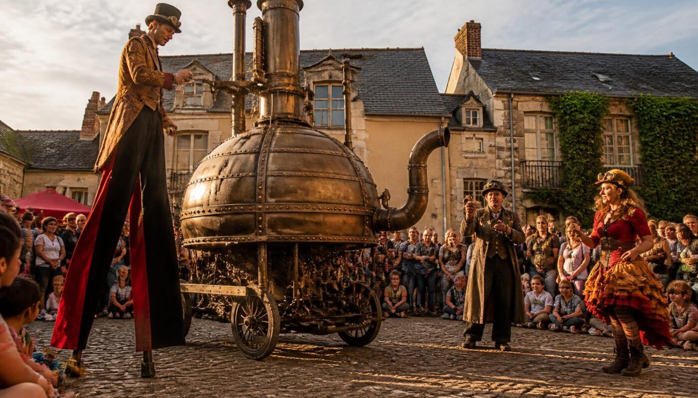 découvrez la fin de saison étonnante à bouloire avec un spectacle de rue insolite qui a captivé les habitants. un événement unique à ne pas manquer, raconté par le maine libre.