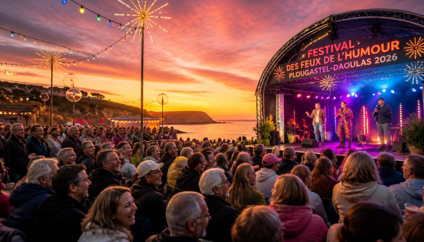 découvrez le festival des feux de l’humour à plougastel-daoulas en 2026, une édition riche en couleurs et en éclats de rire, avec des spectacles uniques et une ambiance festive garantie.