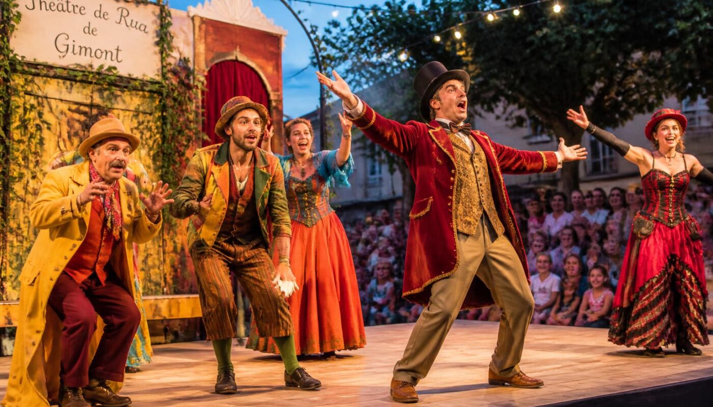 découvrez la troupe locale de gimont en pleine forme avec leur spectacle annuel haut en couleur, mêlant humour et passion pour vous offrir une soirée inoubliable.