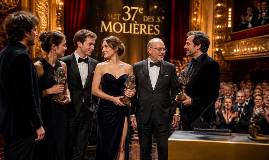 Lundi soir, la 37e Nuit des Molières célèbre l’excellence des talents du théâtre