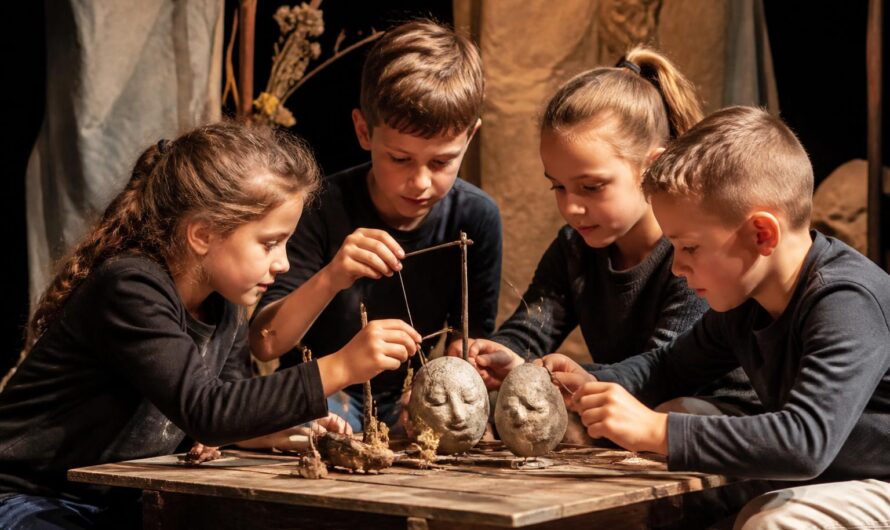 Puygouzon : Les écoliers à l&rsquo;honneur dans le spectacle poétique &lsquo;Deux pierres&rsquo;, une immersion en théâtre d’objets