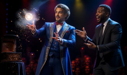 découvrez un spectacle inédit où magie et humour se mêlent pour vous offrir des moments de rire et d'émerveillement sur scène.