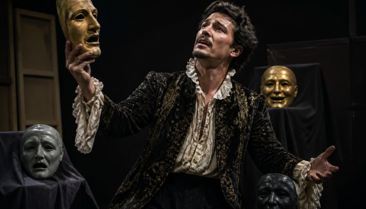 plongez dans le théâtre contemporain avec 'molière et ses masques', une avant-première captivante à l’acb. ne manquez pas cette rencontre unique entre tradition et modernité.