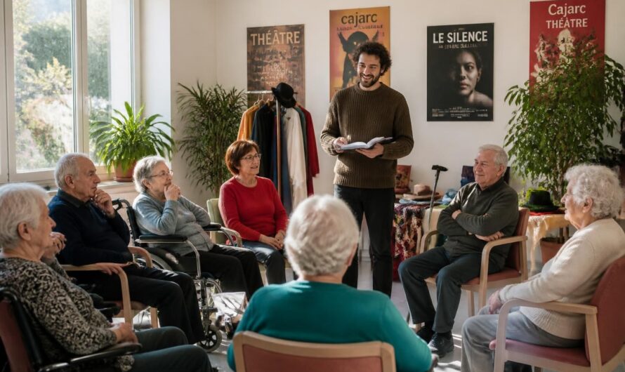 Cajarc : Lancement d’un projet théâtral au cœur de l’EHPAD