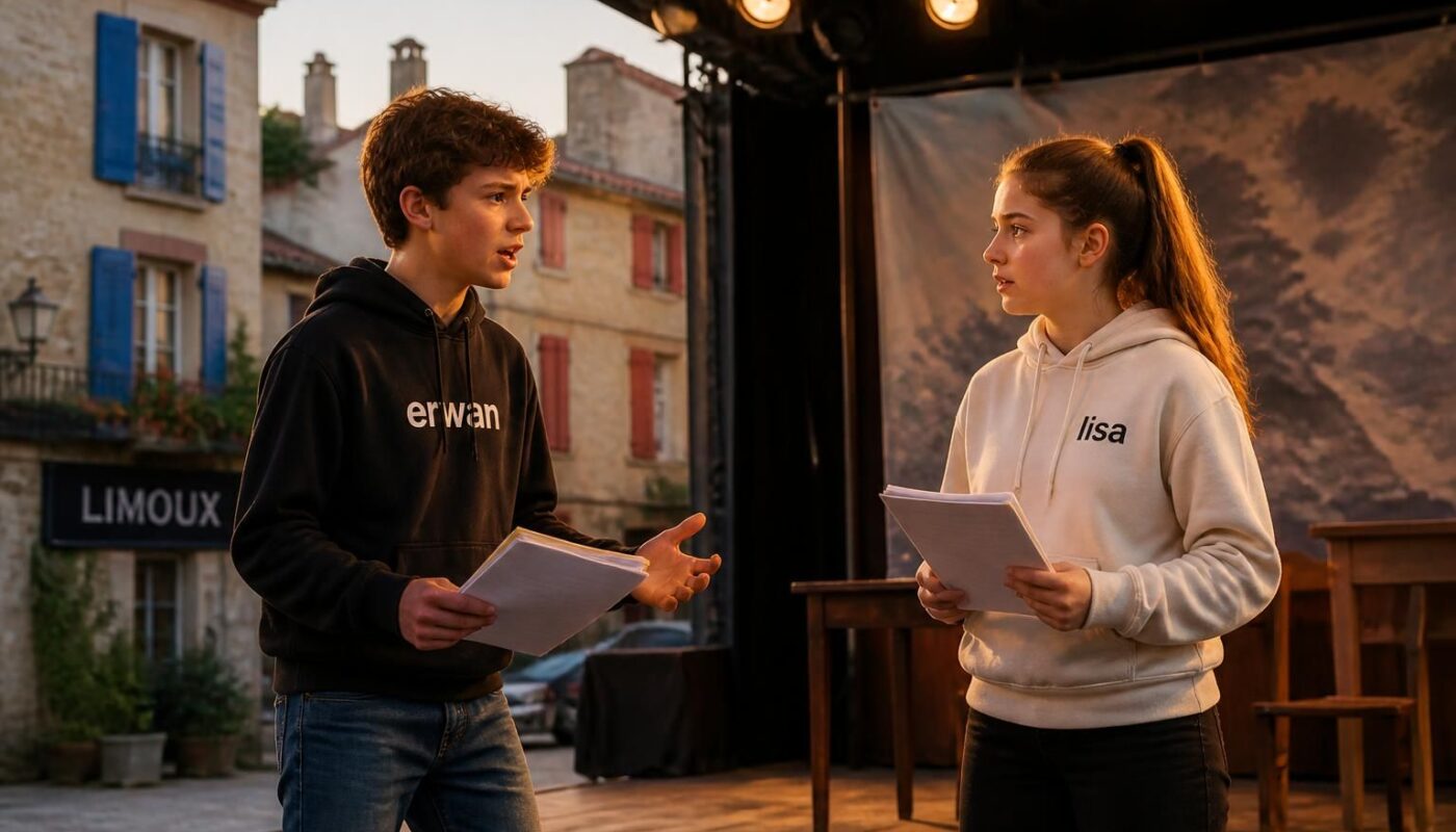 découvrez l'option théâtre à limoux à travers l'expérience passionnante d'erwan et lisa, plongeant au cœur de l'art dramatique et de la scène.