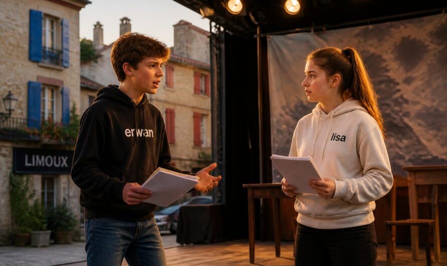 Limoux : Plongée au cœur de l’option théâtre avec Erwan et Lisa