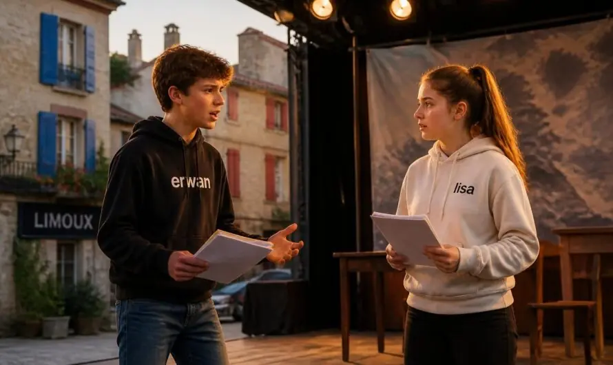 Limoux : Plongée au cœur de l’option théâtre avec Erwan et Lisa