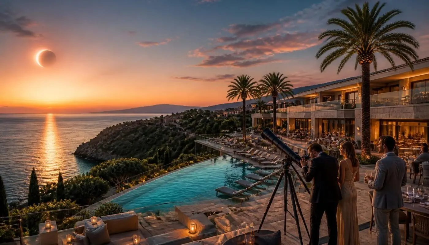 découvrez l'ouverture du nouvel hôtel mandarin oriental à majorque et réservez des expériences exclusives d'éclipse pour un séjour inoubliable sous le soleil méditerranéen.