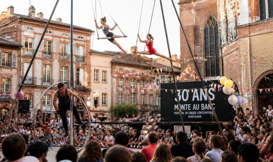 Montauban célèbre les 30 ans du festival de cirque contemporain « Monte au Banc »
