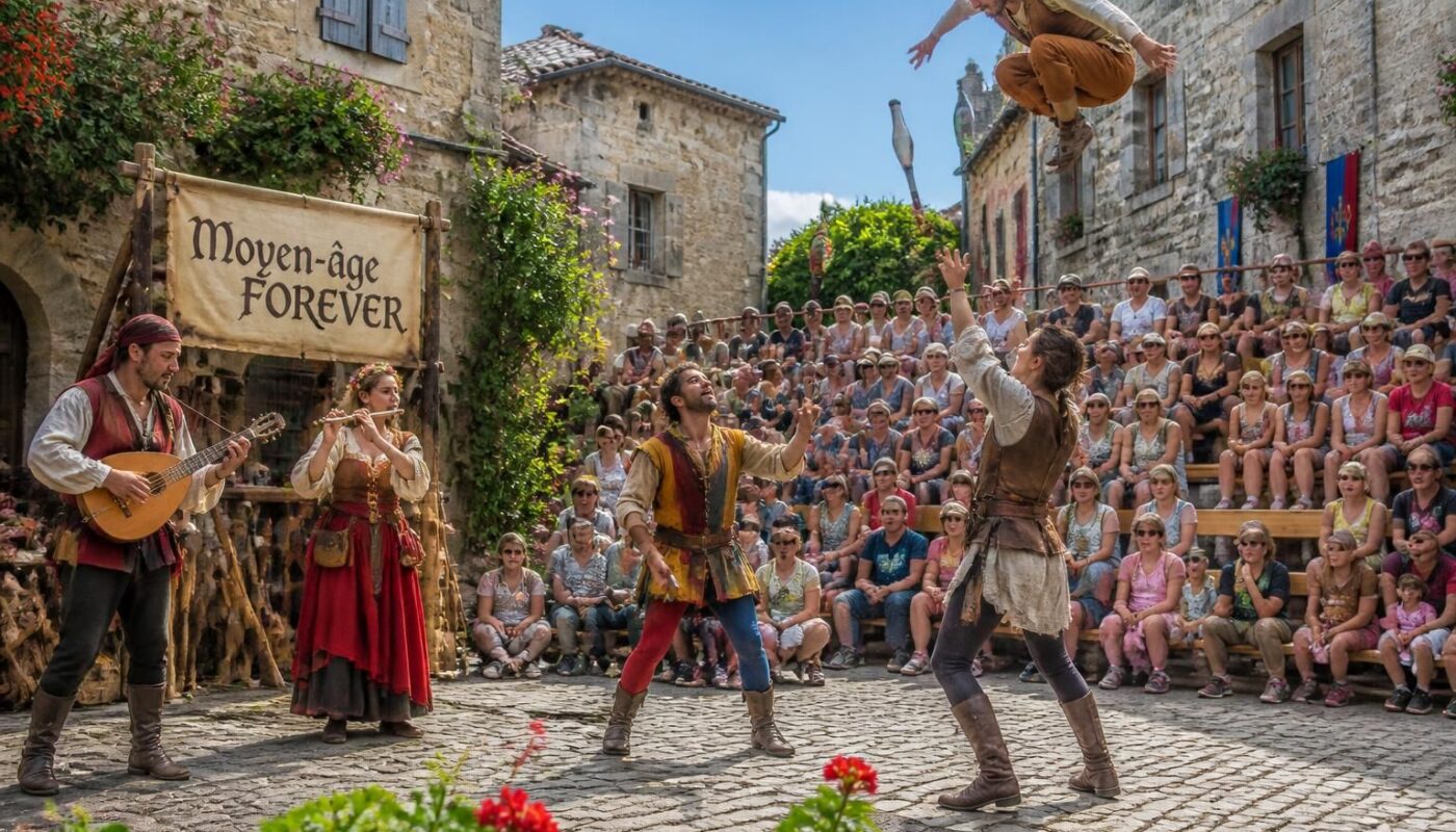 le spectacle « moyen-âge forever » à monflanquin est reporté au 15 juillet pour vous offrir une expérience encore plus magique et inoubliable.